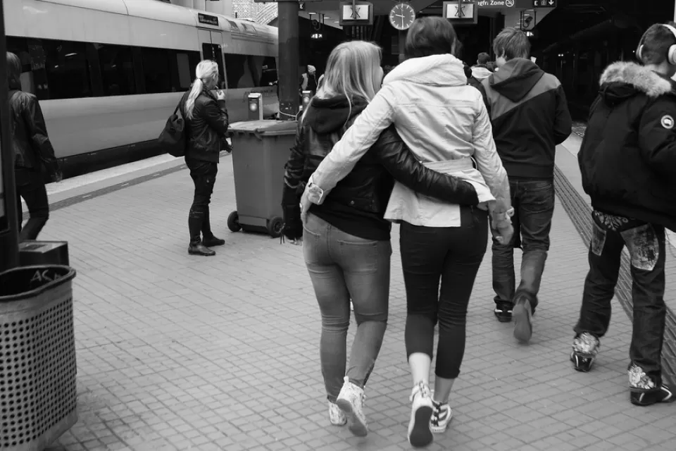 Teenagers Subway